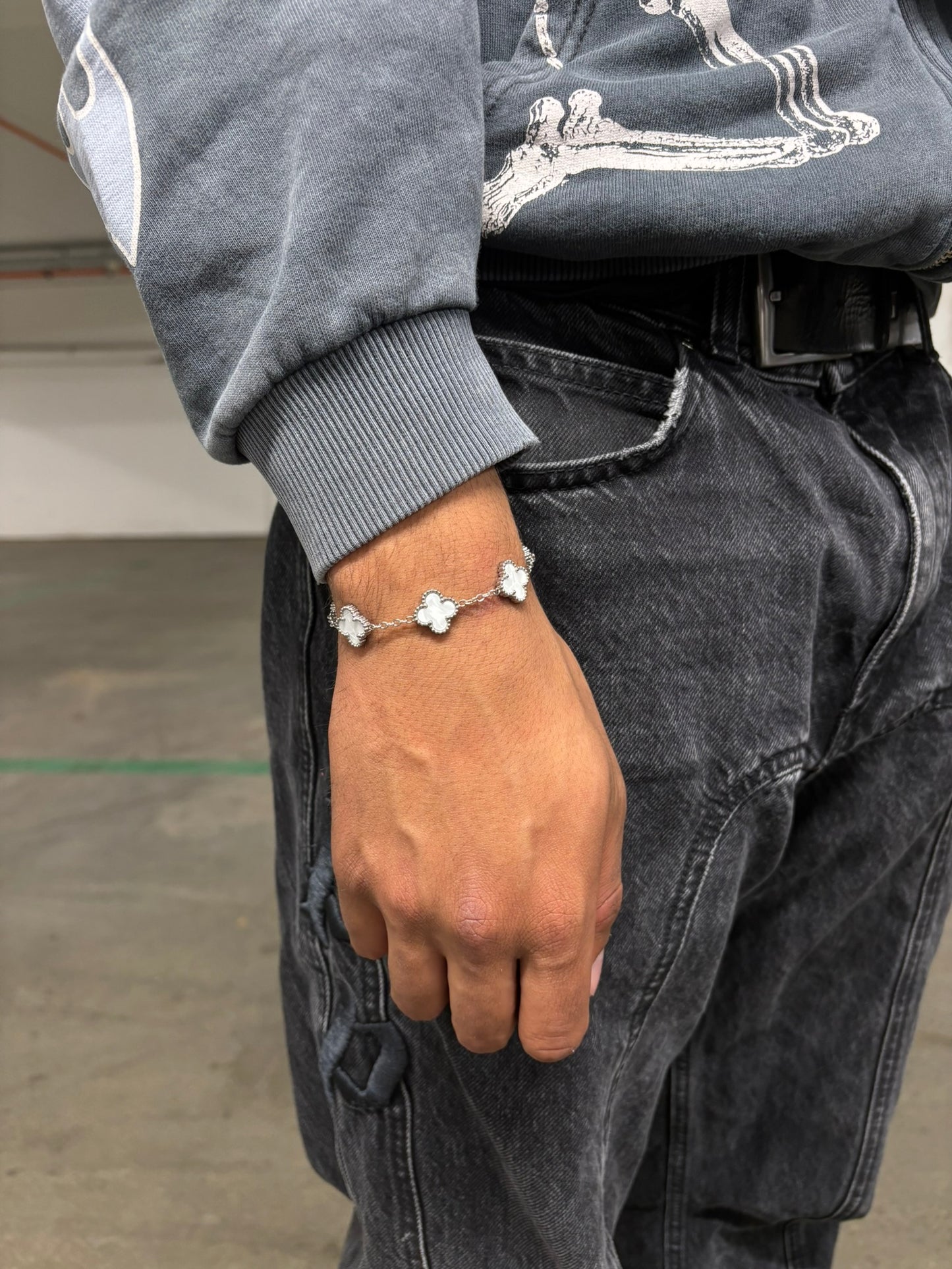 Silver Bracelet - Marmor